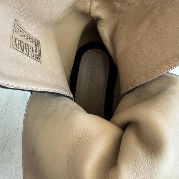 Ulla Johnson Black Aggie Embroidered Booties Suede Leather Size 38 US 7.5 - Picture 4 of 8